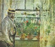 Berthe Morisot Eugene Manet on the Isle of Wight oil painting